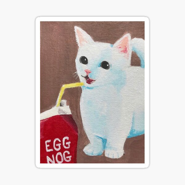 Egg Nog Sticker