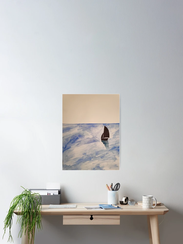 Thumbnail 2 von 3, Poster, Segelboot designt und verkauft von edcreativ.