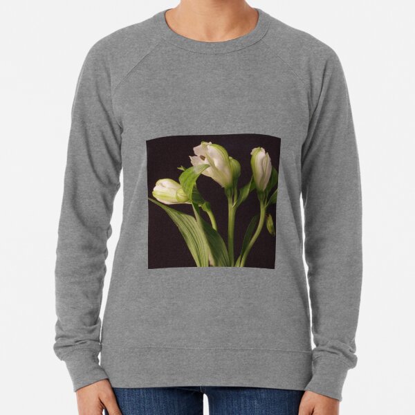 White Flower Closeup 2 Lightweight Sweatshirt