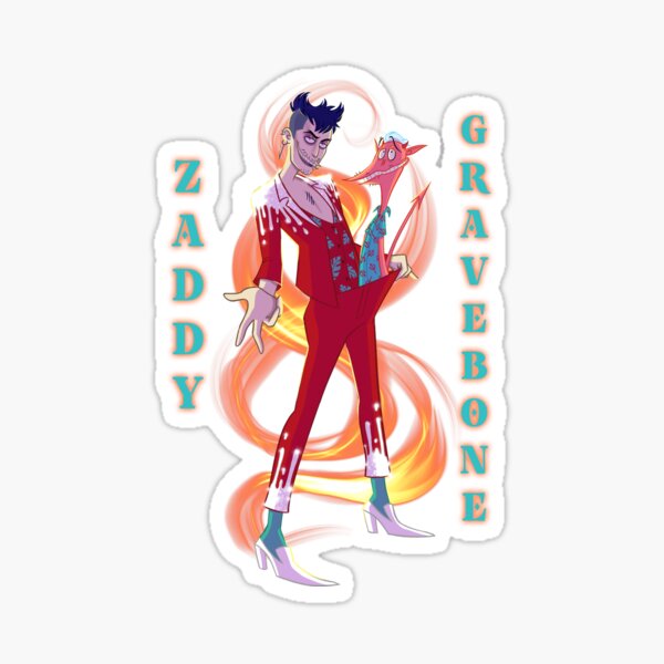Flaming Zaddy Sticker