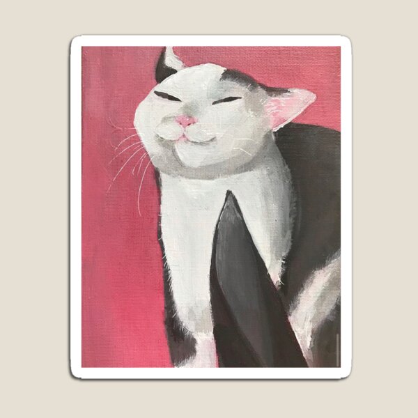 Knife Cat Magnet