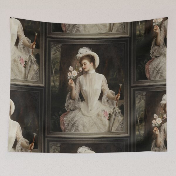 Item preview, An Elegant Bouquet by Gustave Jean Jacquet Old Masters Reproductions designed and sold by Xzendor7 Digital Art Creations.