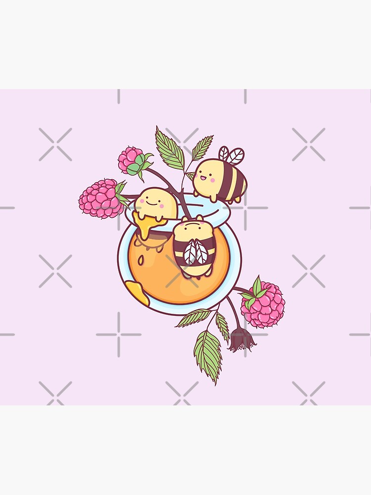 Happy Bees in a Honey Jar by MissGiuliana