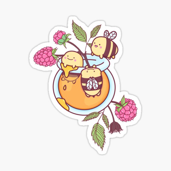 Cute Bee Sticker for Sale by E Vigil