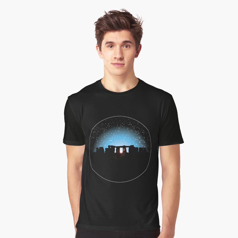Stonehenge Twilight Graphic T-Shirt