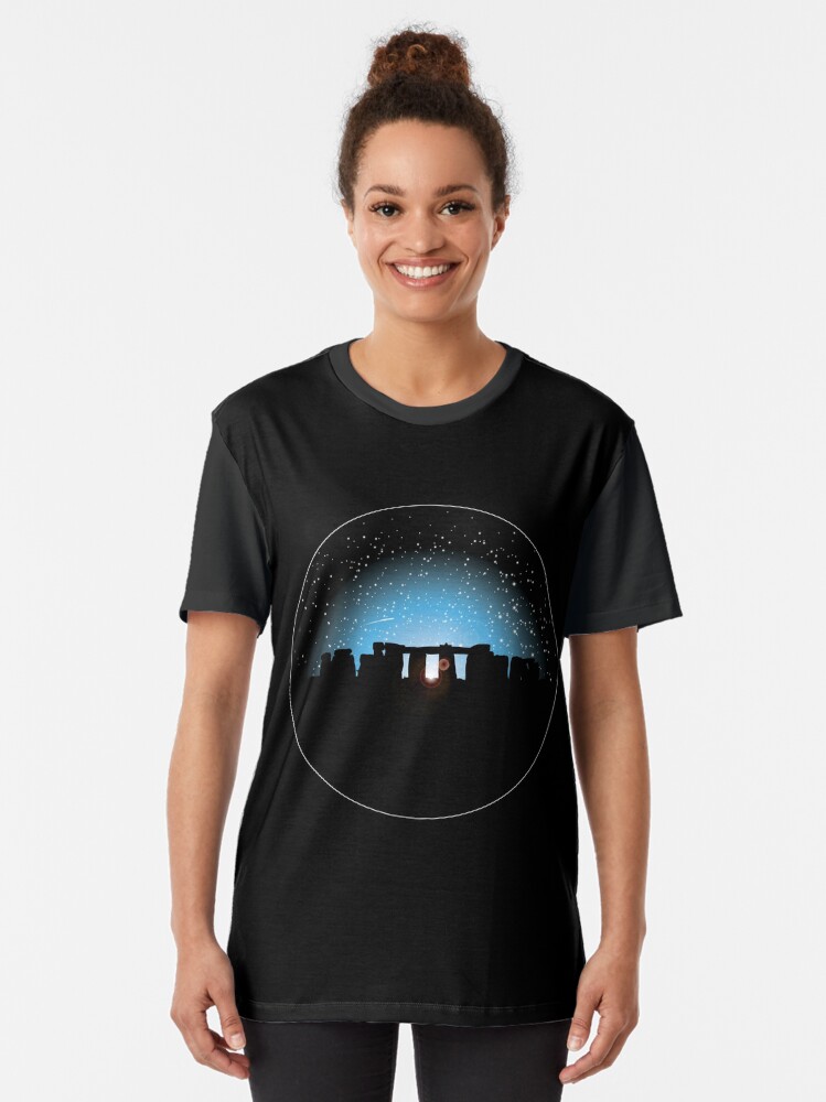 Alternate view of Stonehenge Twilight Graphic T-Shirt