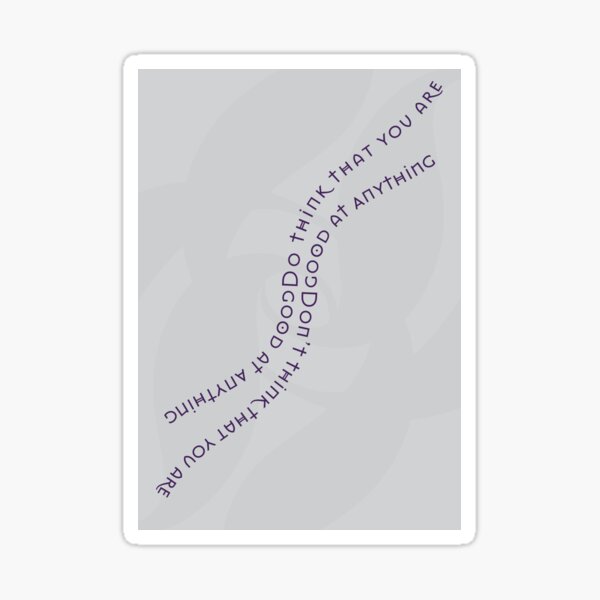 The Jante Law pt 7 Sticker
