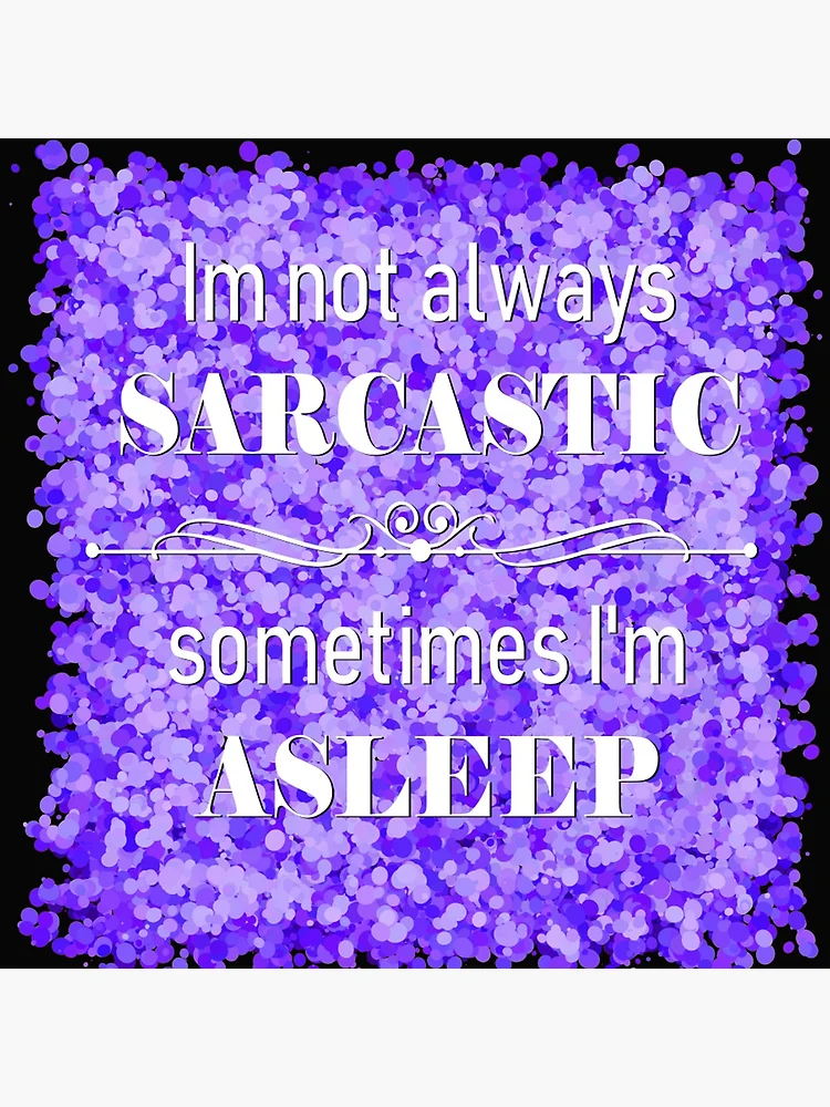 Thumbnail 4 of 4, Clock, sarcasm designed and sold by theerraticmind.