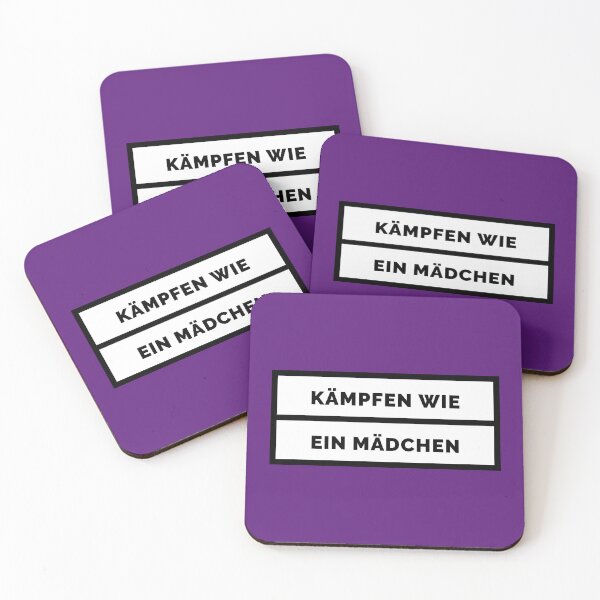 Item preview, KÄMPFEN WIE EIN MÄDCHEN  German designed and sold by piastrelli.