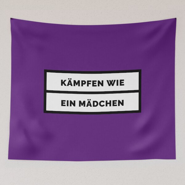 Item preview, KÄMPFEN WIE EIN MÄDCHEN  German designed and sold by piastrelli.