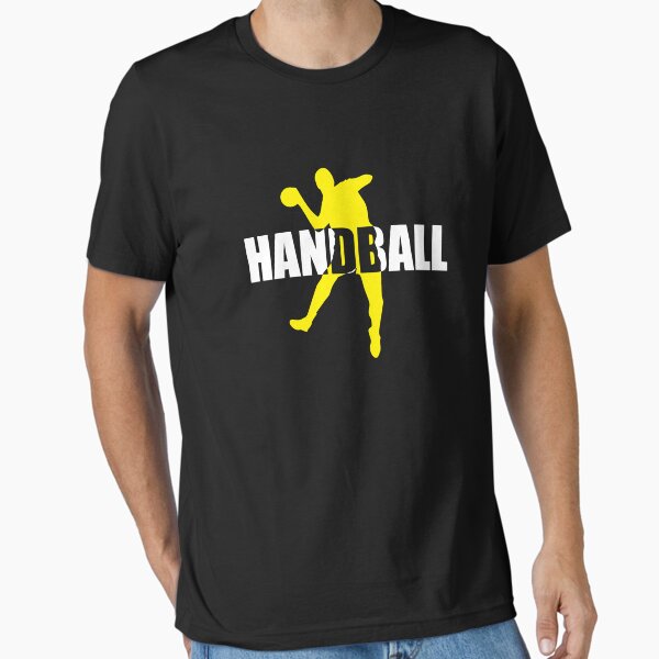 Item preview, Handball - lettering with player silhouette designed and sold by Mohja-Design.