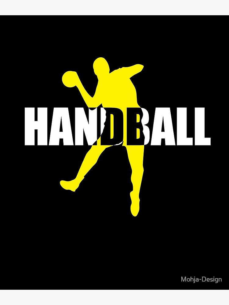 Handball Spieler Silhouetten Pullover Kinder - Fan Geschenk Sweatshirt Mit Sportmotiv