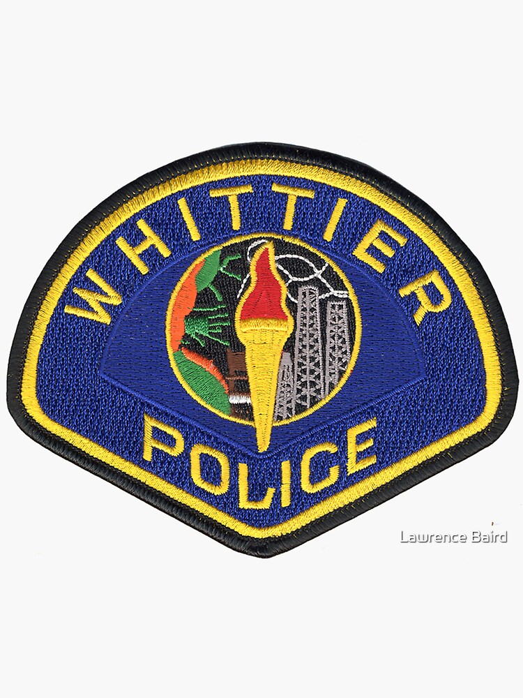 "Whittier California Police Department" Sticker for Sale by