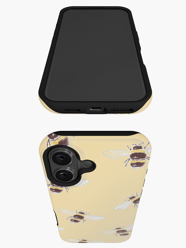 Thumbnail 3 of 4, iPhone Case, Bees Flying Around designed and sold by paytonstach.