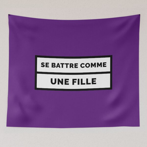 Aperçu de l'œuvre SE BATTRE COMME UNE FILLE (LUTTE COMME UNE FILLE) français créée et vendue par piastrelli.