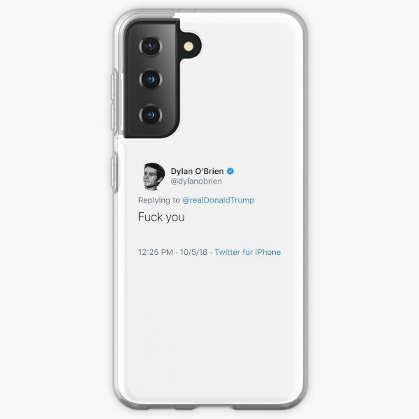 Dylan O’Brien Trump Hate tweet Coque souple Samsung Galaxy