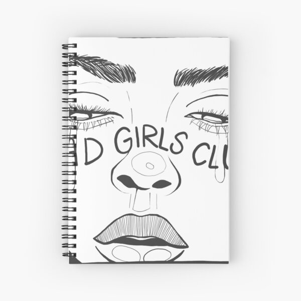 Sad Girls Club Spiral Notebooks Redbubble - troublemaker roblox parody