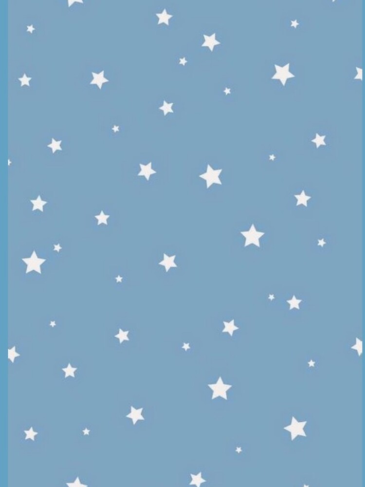 Thumbnail 4 of 4, iPhone Case, White Stars with Blue Background designed and sold by paytonstach.
