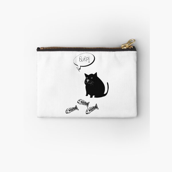 Item preview, Black cat with fish skeletons designed and sold by Annie Nader.