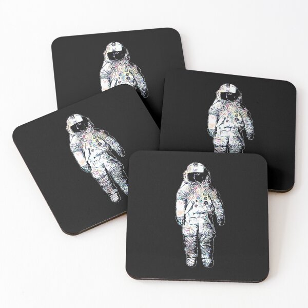 Brand New | Deja Entendu Spaceman Coasters (Set of 4)