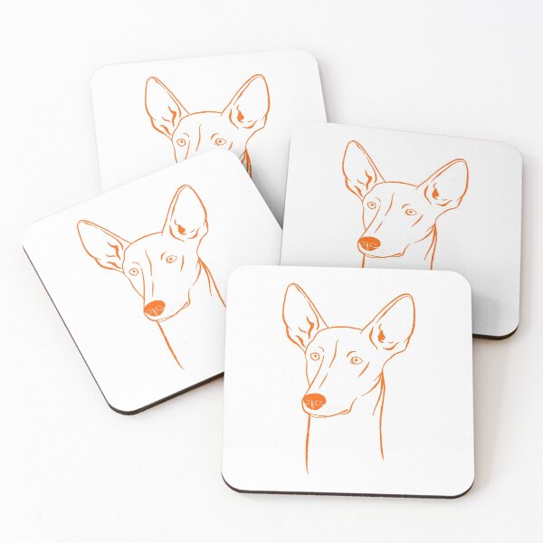Item preview, Ibizan Hound (White and Orange) designed and sold by illucalliart.