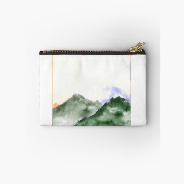 Item preview, Foggy Monsoon Forest Watercolor Landscape  designed and sold by EightWinds.