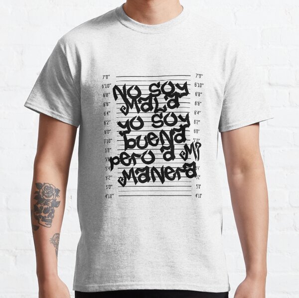 TINI - sans soja mala yo soja buena pero en mi manera (noir) T-shirt classique
