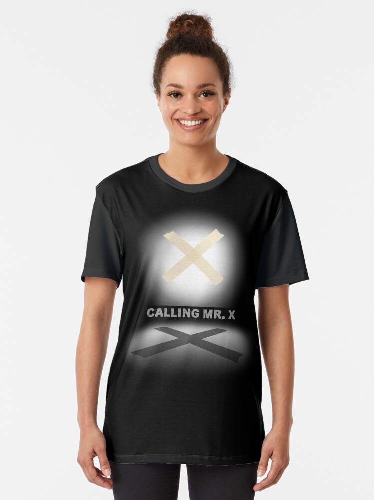 Alternate view of Calling Mr. X Graphic T-Shirt