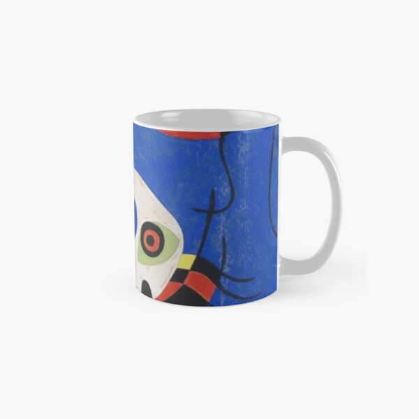 Item preview, Joan Miro Man on Blue Background designed and sold by bettypure.