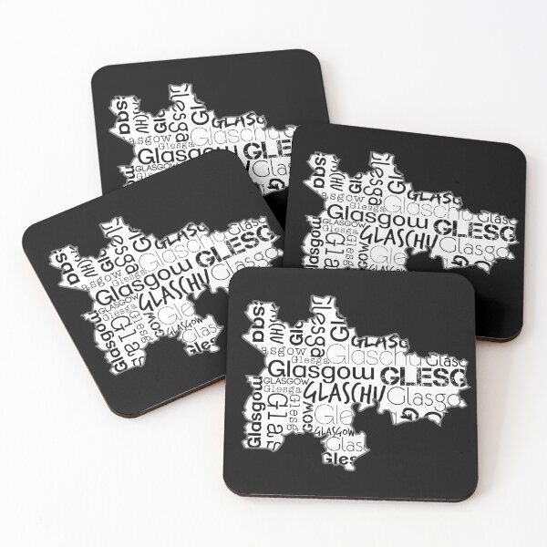 Item preview, Glasgow City Map With Text designed and sold by MacPean.