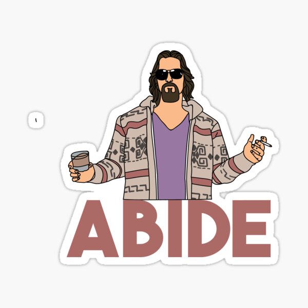 The Dude Stickers | Redbubble