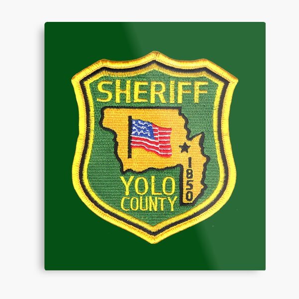 Yolo County California Sheriffs Office Metal Print For Sale By   Mp,504x516,gloss,f8f8f8,t Pad,600x600,f8f8f8 