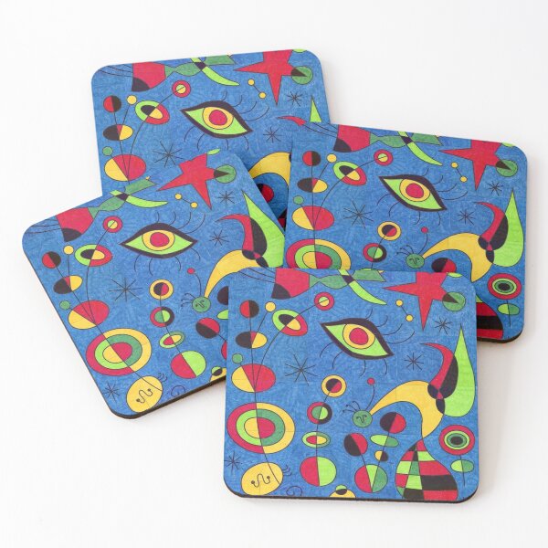 Item preview, Joan Miro Inspired Blue with Eye designed and sold by bettypure.