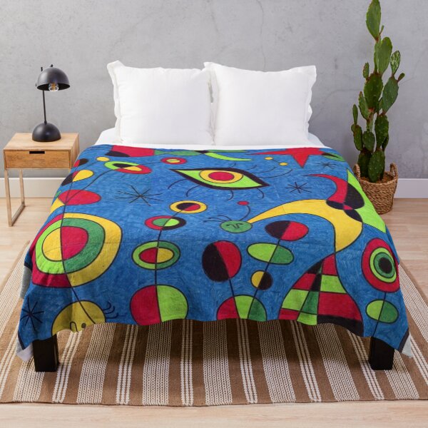 Item preview, Joan Miro Inspired Blue with Eye designed and sold by bettypure.
