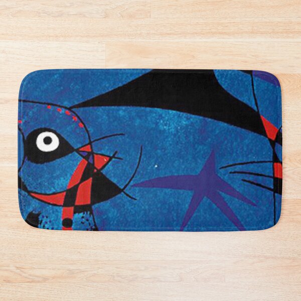 Item preview, Joan Miro Abstract Painting on Blue designed and sold by bettypure.