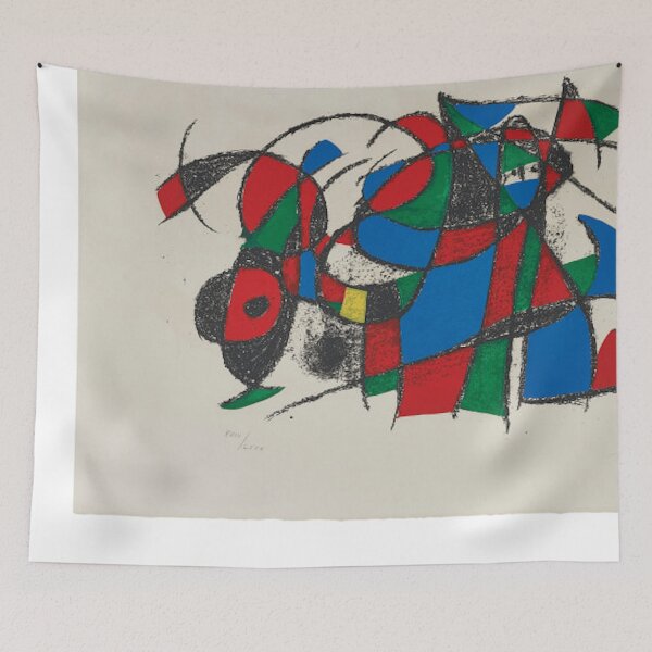 Aperçu de l'œuvre Joan Miro Peinture colorée des lacunes créée et vendue par bettypure.