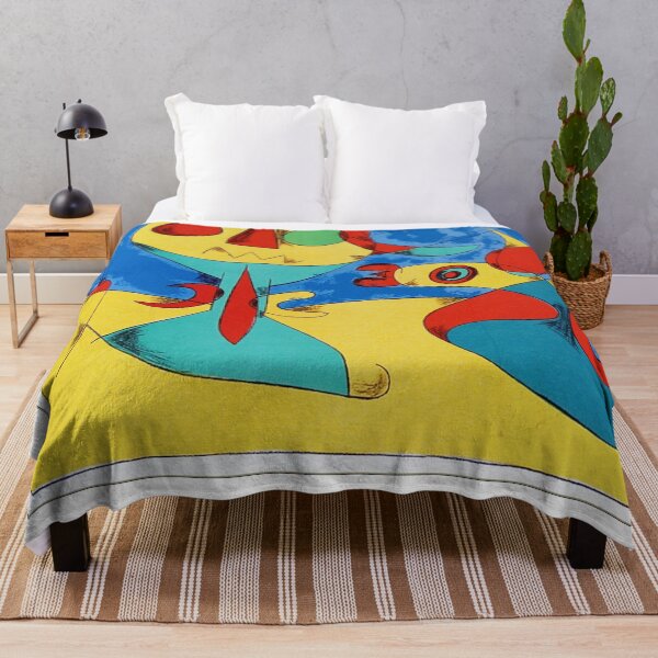 Item preview, Joan Miro Creatures in Primary Color designed and sold by bettypure.