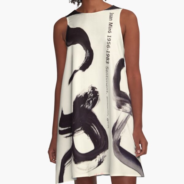 Item preview, Joan Miro Black Caligraphy designed and sold by bettypure.