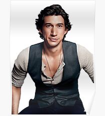 GQ Cover Cutout Edit Adam Driver Poster