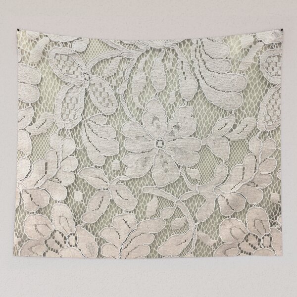 Item preview, bohemian floral french country ivory beige lace designed and sold by LEILA ART SPACE.