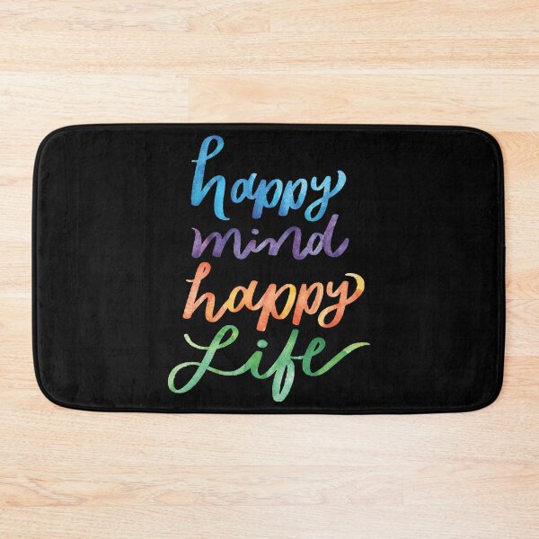 Item preview, Happy Mind Happy Life designed and sold by ThiagoBeck.