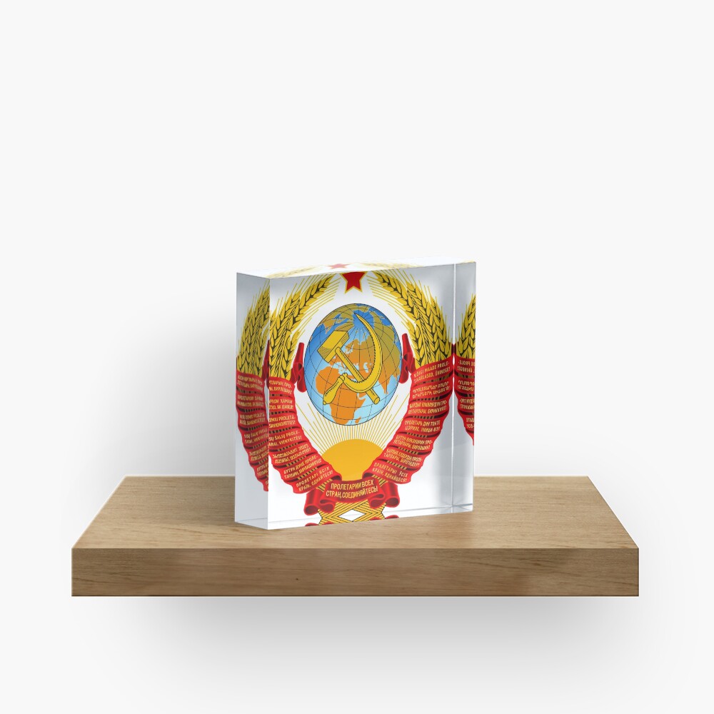 History of the Soviet Union (1927–1953) State Emblem of the Soviet Union Acrylic Block