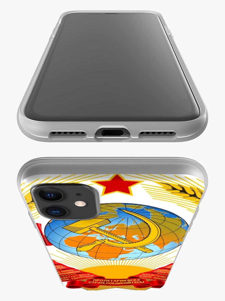 Alternate view of History of the Soviet Union (1927–1953) State Emblem of the Soviet Union iPhone Case