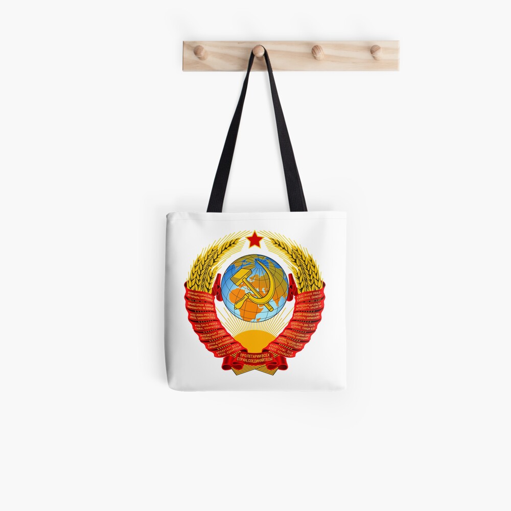 History of the Soviet Union (1927–1953) State Emblem of the Soviet Union Tote Bag