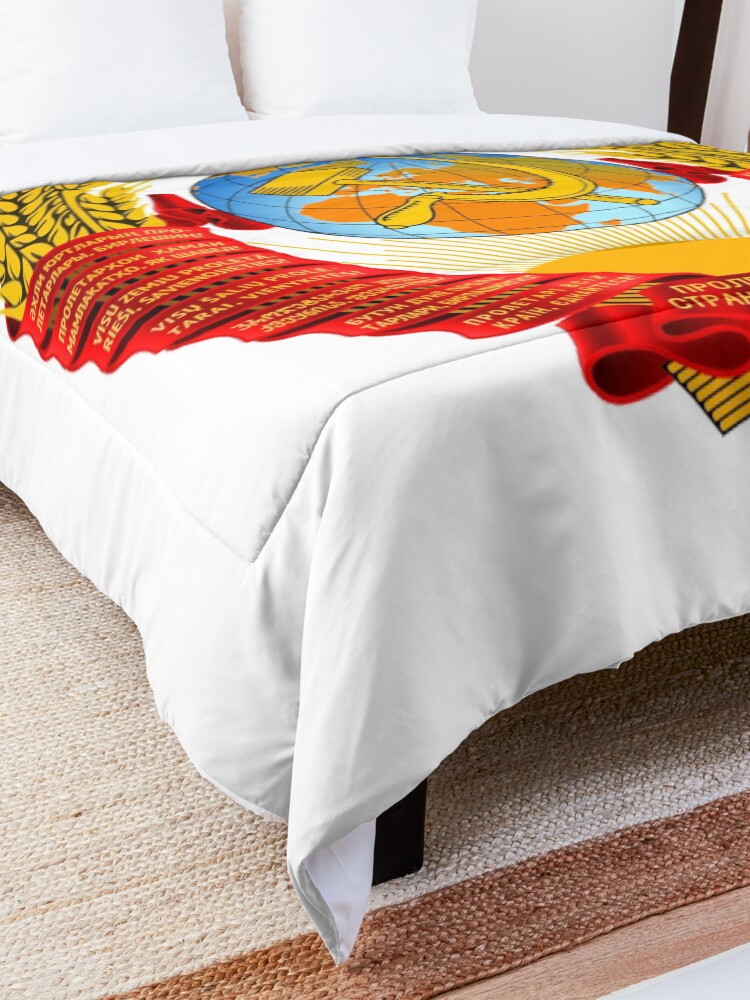 Alternate view of History of the Soviet Union (1927–1953) State Emblem of the Soviet Union Comforter