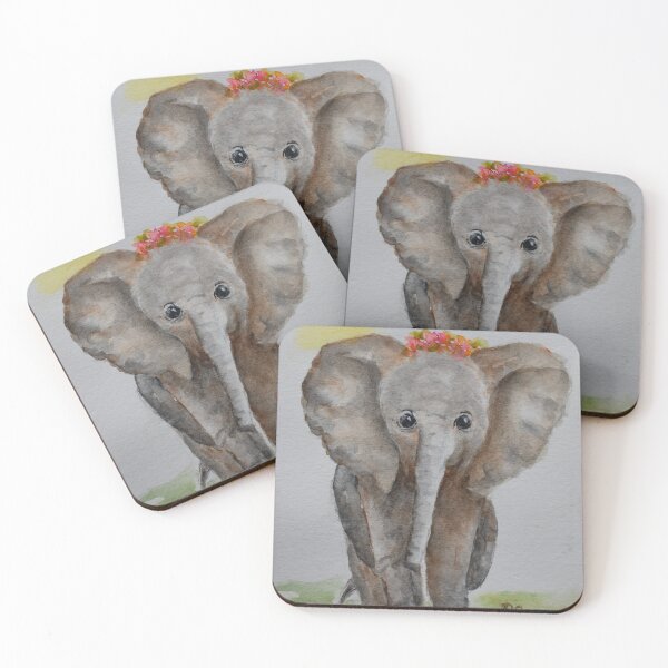 Item preview, Ellie the Elephant designed and sold by ArtbyDedeConrad.