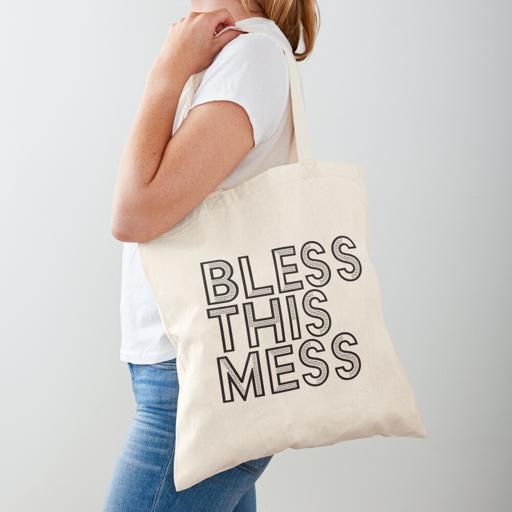 Bless This Mess Organic Canvas Tote