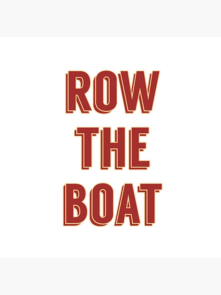 row the boat Greeting Card