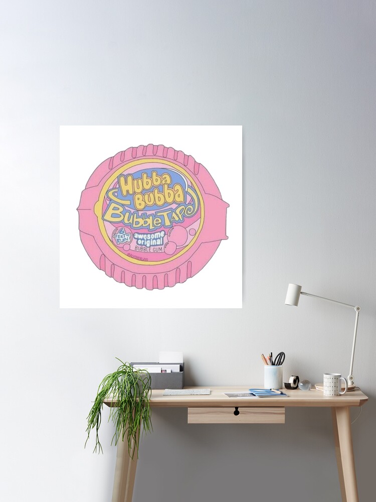 pink bubble tape hubba bubba Poster for Sale by snowajoyal