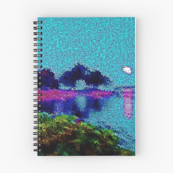 Item preview, Moon River Impressionistic Blue designed and sold by PageDesigns.